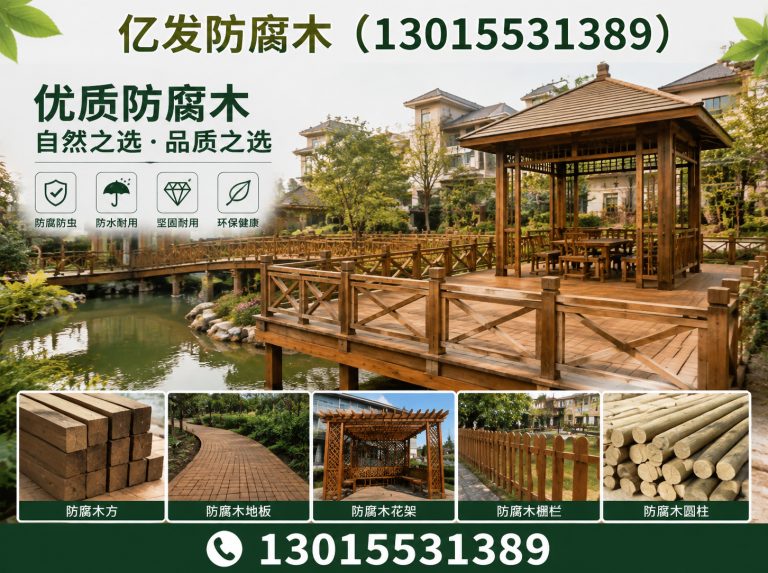 河南防腐木工程展示图